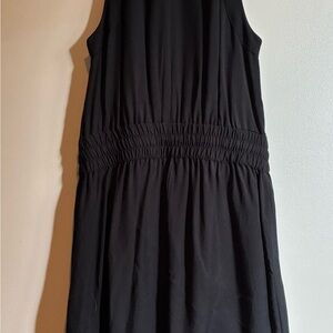 Black Sleeveless Sun Dress